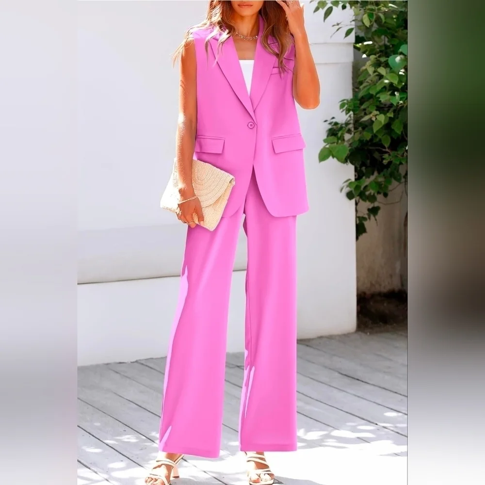 Elegant Pink Women's Jumpsuit